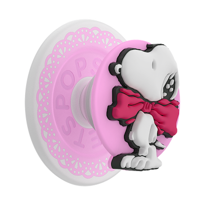 PopOut Snoopy Tied in a Bow &mdash; MagSafe PopGrip